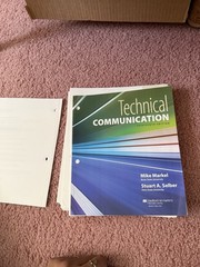 Textbook: Technical Communication 13th Edition By Mike Markel – Loose leaf