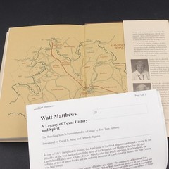 Lambshead Legacy The Ranch Diary of Watt R Matthews 1997 HB DJ 1st Ed + research