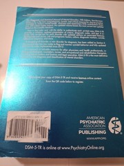 DSM-5-TR Fifth Edition Text Revision by American Psychiatric Association Paperba