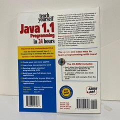 Teach Yourself Java 1.1 Programming in 24 Hours by Rogers Cadenhead CD-ROM