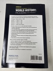 Advanced Placement World History: Modern, 2nd Edition Paperback **Unused**