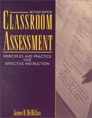 Classroom Assessment : Principles and Practice for Effective Inst