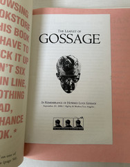 Book of Gossage by Howard L. Gossage (1995, Trade Paperback) [HM]