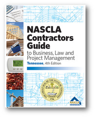 Professionally Tabbed NASCLA Tennessee 4th Ed Spiralbound Contractors Guide