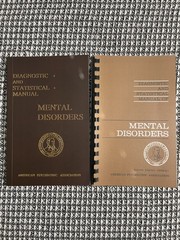 2 Books, Diagnostic And Statistical Manual DSM-ll 2nd , DSM-I , Mental Disorders