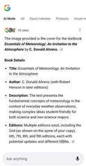 Vintage Essentials of Meteorology, C. Donald Ahrens, Wadsworth, Paperback, 1994