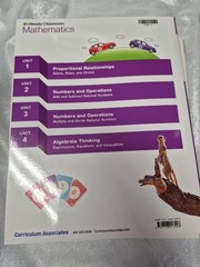 I Ready Classroom Mathematics Grade 7 Volume 1 & 2 Student Workbooks Unit 1-7