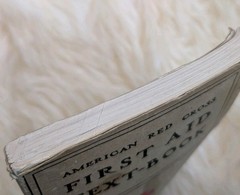 American Red Cross First Aid Textbook Revised 1940 Corrected Reprint Vintage
