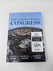 The United States Congress. Second Edition by Adler (Paperback, 2021)