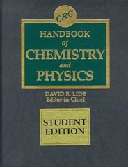 CRC Handbook of Chemistry and Physics: Special Student Edition, 77th Edition