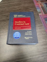 Studies in Contract Law 10th Edition Ayres, et al.
