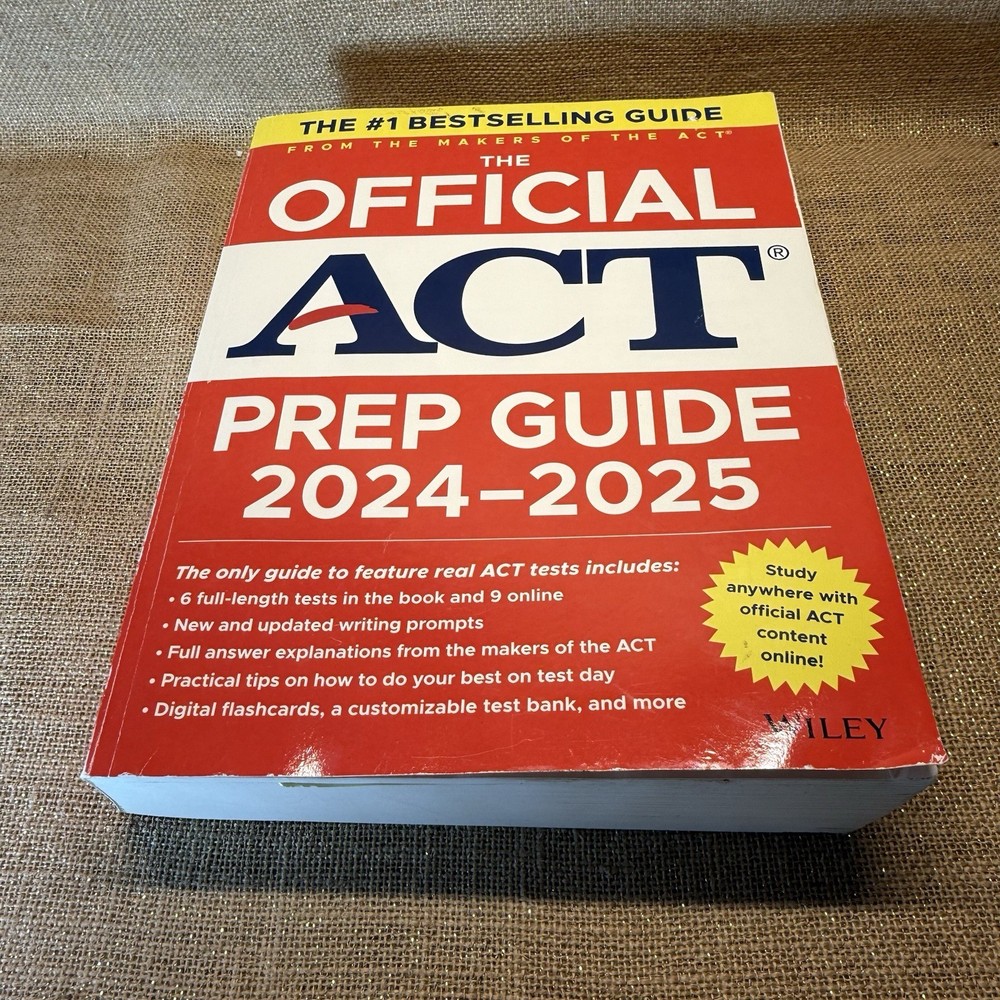 The Official ACT Prep Guide 2025 – 2026: Book + – Paperback, by ACT – Good