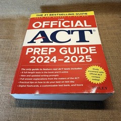 The Official ACT Prep Guide 2025 – 2026: Book + – Paperback, by ACT – Good