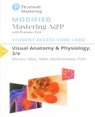 Modified Mastering A&P Pearson eText Access Card Visual Anatomy & Physiology 3rd