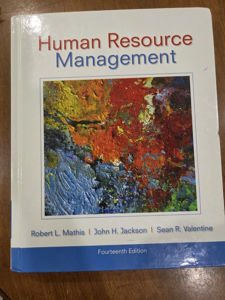 Human Resource Management Fourteenth Edition Hardcover Mathis Jackson Valentine