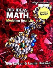 Big Ideas Math: Modeling Real Life – Grade 7 – Hardcover, by Ron Larson & – Good
