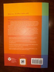 Publication Manual (OFFICIAL) 7th Edition of the American Psychological…