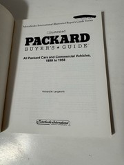 Motorbooks Illustrated Buyer’s Guide Series Illustrated Packard Buyers Guide