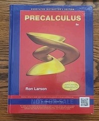 Precalculus by Ron Larson (2014, 9e Hardcover) ISBN 978-1-133-94901-5