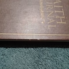 Faith Journal diary hardcover note book 176 pages Daily Bible Reading Christian