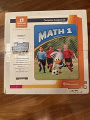 BJU Math 1 5th Edition Complete Subject Homeschool Kit- BRAND NEW IN BOX