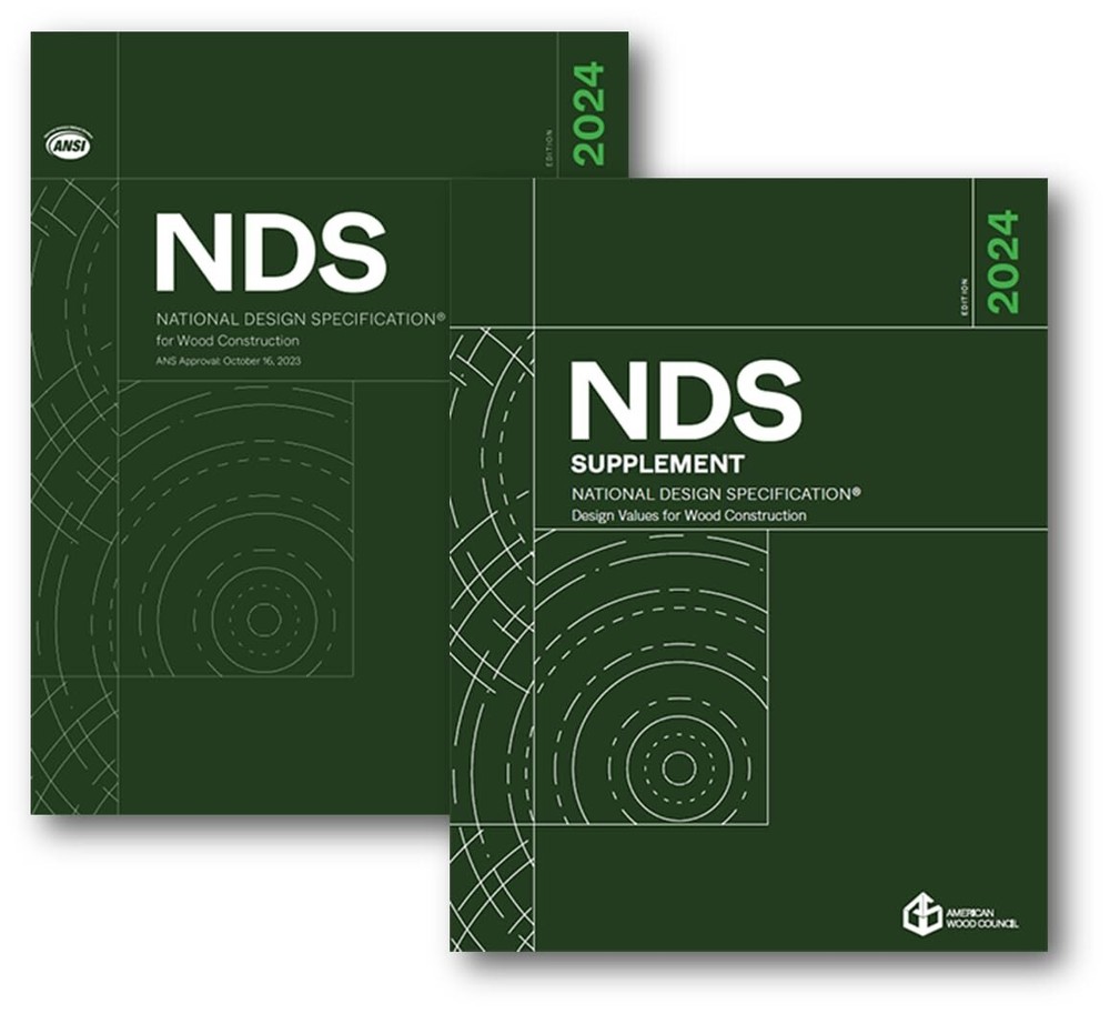 2024 Wood Design Package: NDS with NDS Supplement 2024 Editions