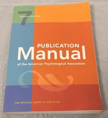 Publication Manual (OFFICIAL) 7th Edition of the American Psychological…