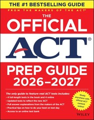 The Official ACT Prep Guide 2025 2026 Book Online Course