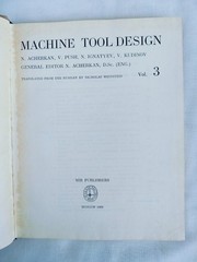 Machine Tool Design ( Volume 3 ) by N. Acherkan & Others, Mir Publishers, 1969