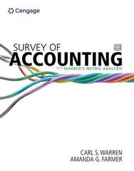 Survey of Accounting, Carl Warren