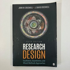 Research Design by John & David Creswell SAGE 5th Edition 2018 TPB Mixed Methods