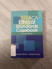 ACA Ethical Standards Casebook by Gerald Corey (2014, Trade Paperback)