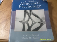 Essentials of Abnormal Psychology-4th Ed.450-500 Pages 81/2″x11″ 2006-V.M.Durand