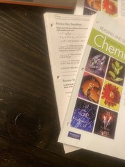 Pearson High School Chemistry Textbook Lot Teacher’s Edition & Study Workbook