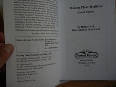 Making Plant Medicine, 4th Ed., by Richo Cech, 2016, Brand new book, 336 pages