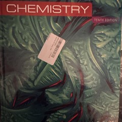 Chemistry by Zumdahl, AP, 10th edition, hardcover, 2018, very good condition