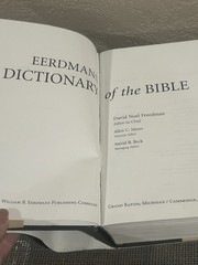 Eerdmana Dictionary Of The Bible By David Noel Freedman 2000 Hard Cover