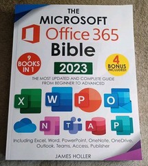 The Microsoft Office 365 Bible 2023 James Holler – 9 Books in 1 Like New