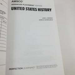 Advanced Placement United States History Paperback by John J Newman 4th Edition