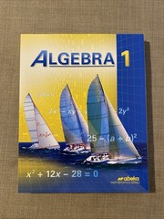 #5 abeka Algebra 1 Student Textbook Homeschool Math High School Paperback 2015