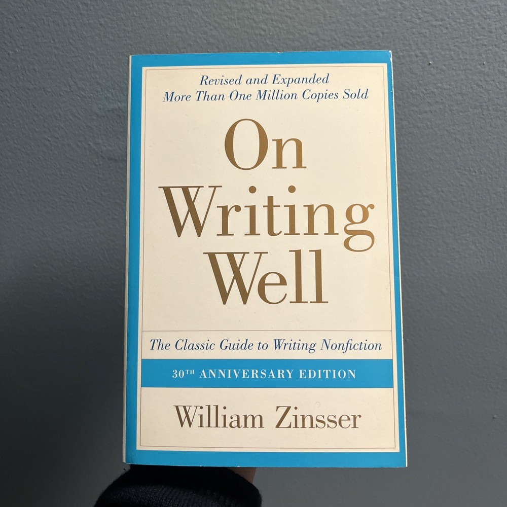 On Writing Well: The Classic Guide – Library Binding, by Zinsser William – Good