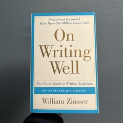 On Writing Well: The Classic Guide – Library Binding, by Zinsser William – Good