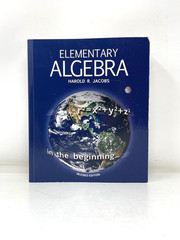 Master Book Elementary Algebra by Harold Jacobs Revised Edition