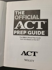 OFFICIAL ACT PREP GUIDE 2024-2025 by ACT (2024 Paper) GOOD