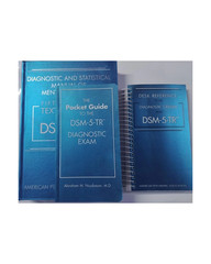 DSM 5 TR Hardcover & Desk Reference & Pocket Guide To Diagnostic Exam Combo Pack