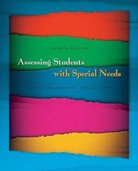Assessing Students with Special Needs (7th Edition) – Hardcover – VERY GOOD