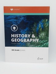 History And Geography 8th Grade Books Unit 6…