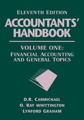 Accountants’ Handbook, Volume 1: Financial Accounting and General Topics – p…