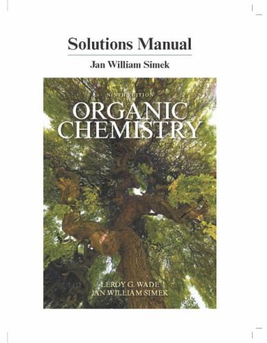 Student’s Solutions Manual for Organic C…, Simek, Jan
