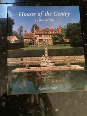 Houses of the Gentry 1480–1680, Cooper, Nicholas B0138